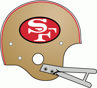 San Francisco 49ers 1964-1988 Helmet Logo t shirt iron on transfers